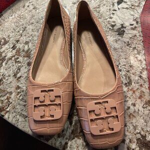 Tory Burch flats, Size 7, dark pink